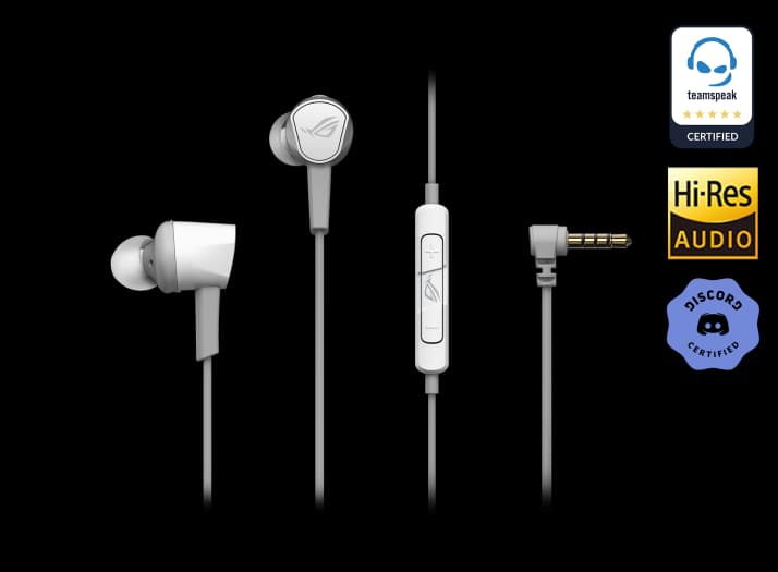 ASUS ROG CETRA II CORE MOONLIGHT WHITE GAMING EARPHONES
