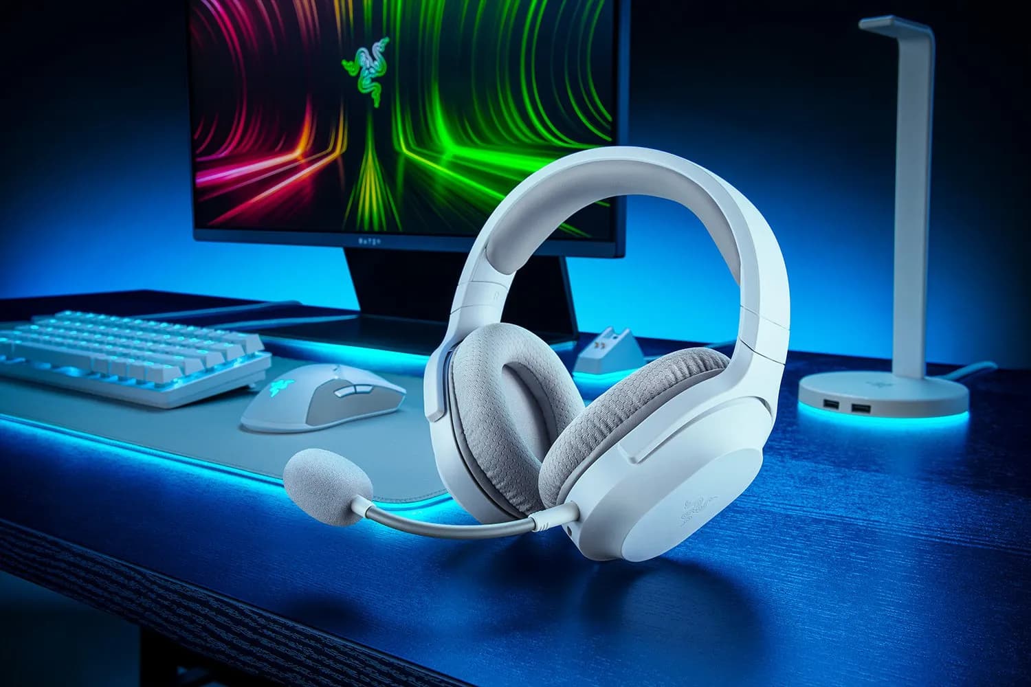 RAZER BARRACUDA X WIRELESS WHITE GAMING HEADSET