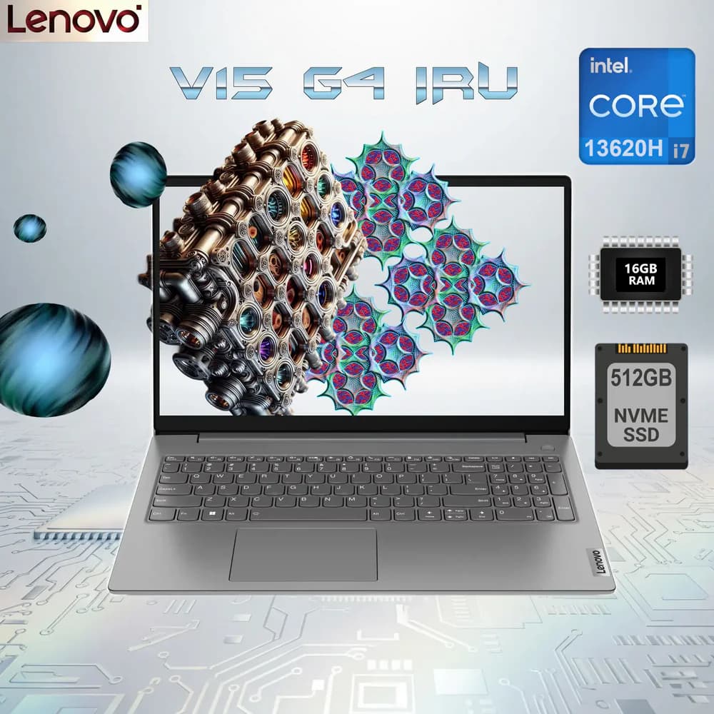 Lenovo V15 G4 IRU Intel Core i7-13620H | 16GB DDR4 RAM; 512GB NVMe SSD | 15.6″ FHD TN Display | DOS | Intel UHD Graphics