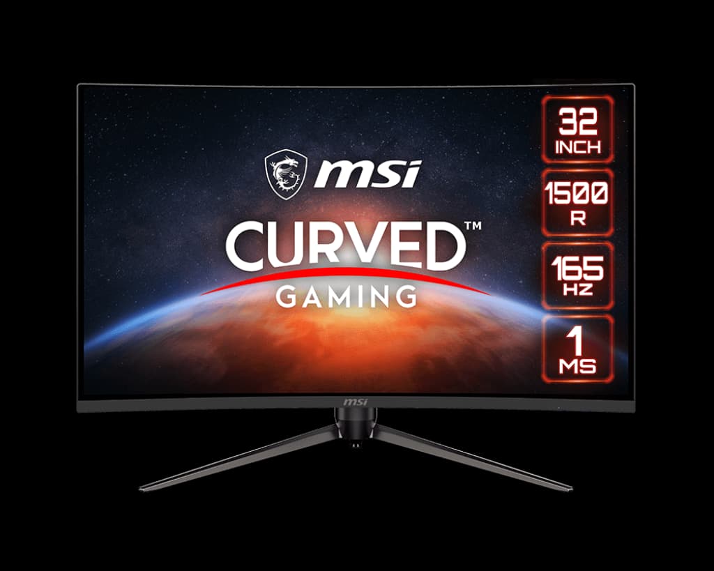 MSI OPTIX AG321CQR 32″ 165Hz QHD CURVED GAMING MONITOR