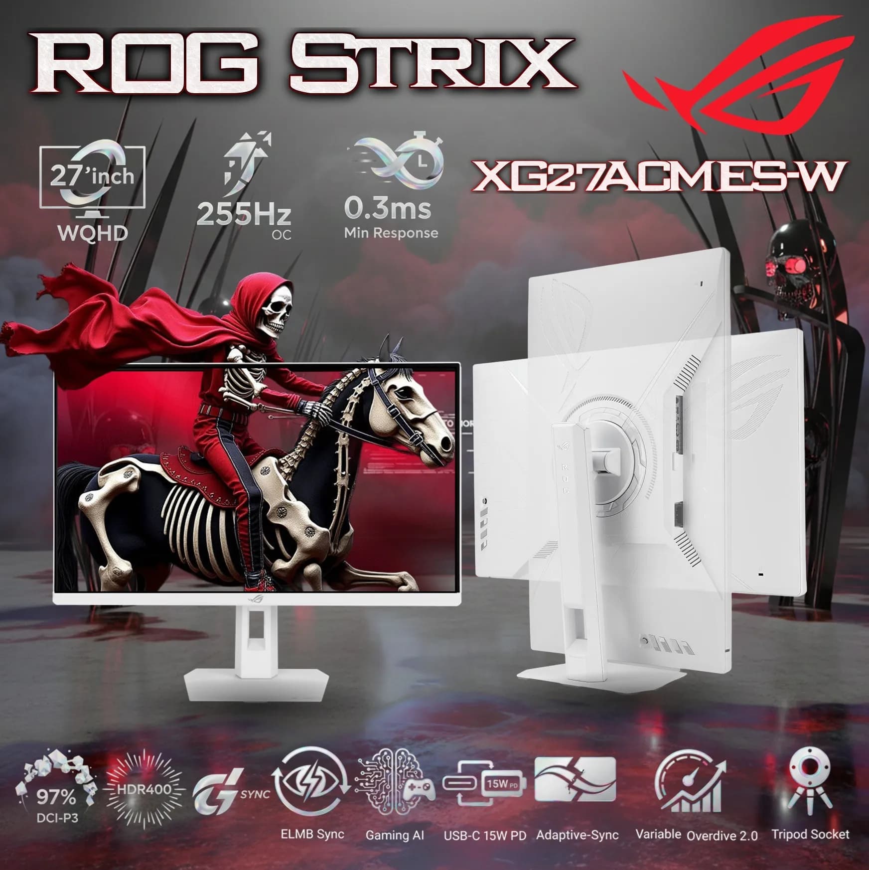 ROG Strix XG27ACMES-W