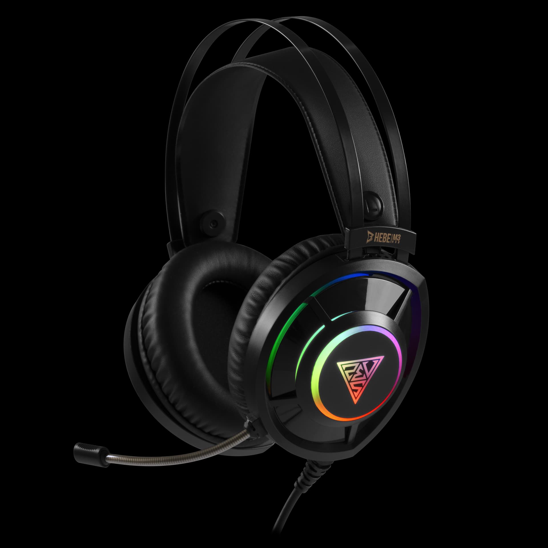 GAMDIAS HEBE M3 USB 7.1 BLACK WIRED HEADSET