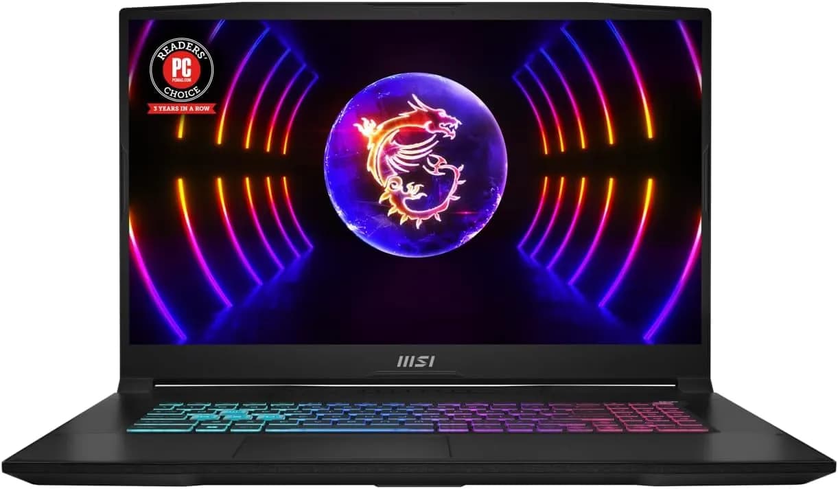 MSI Katana 17 Laptop: Intel Core i7-13620H, GeForce RTX 4070, 17.3″ FHD 144Hz, 32GB DDR5, 1TB NVMe SSD, WIN11