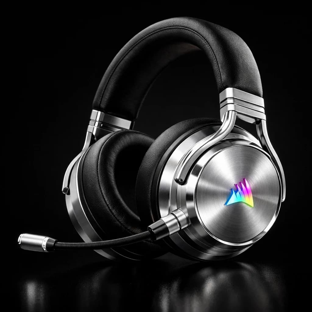 Corsair Virtuoso SE RGB Wireless Gaming Headset - Silver