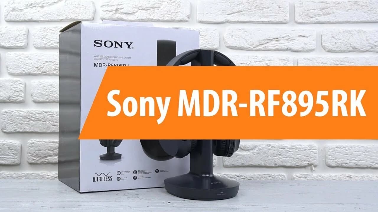 Sony Wireless Headphones MDR-RF895RK Computer Headsets