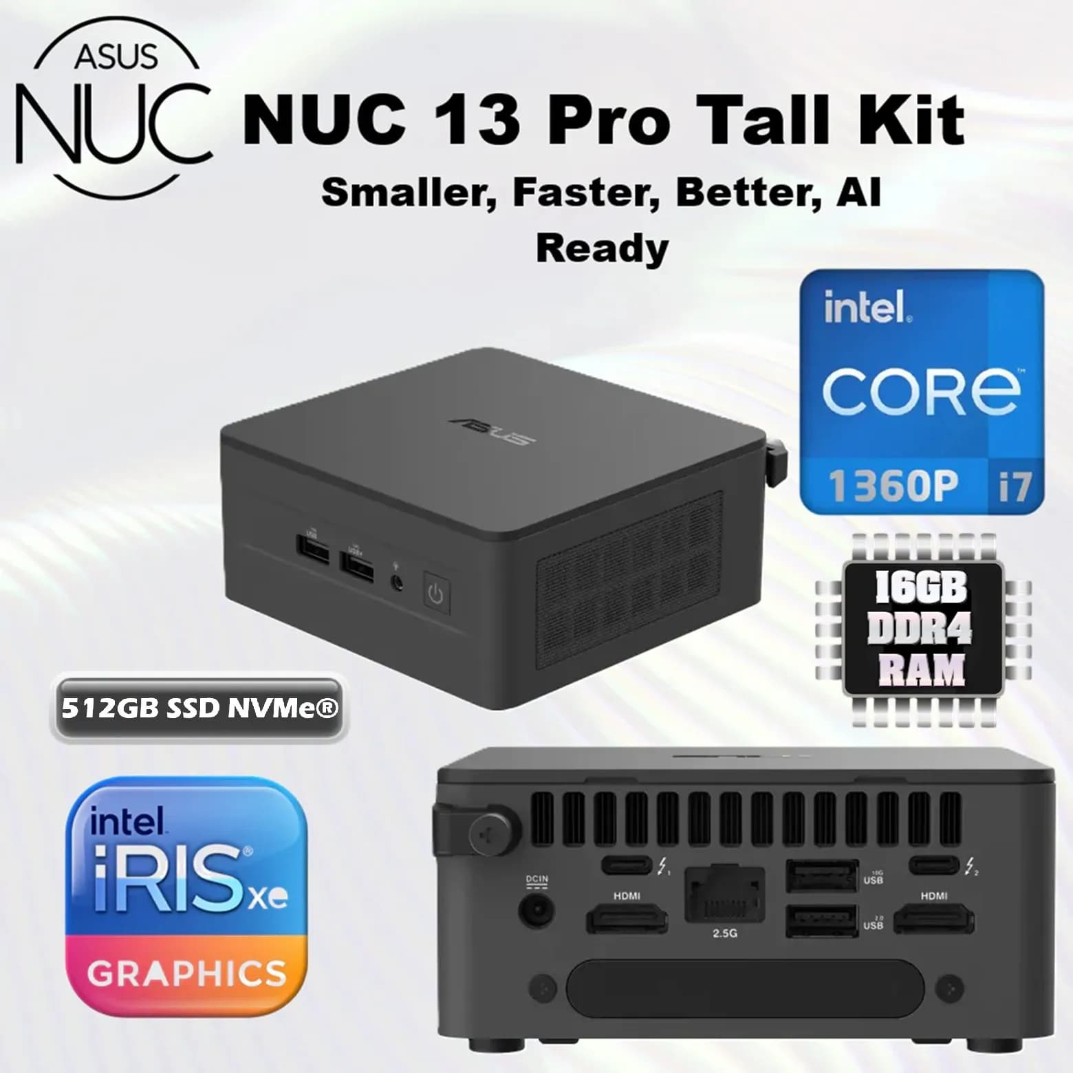 ASUS NUC 13 Pro Tall Mini PC