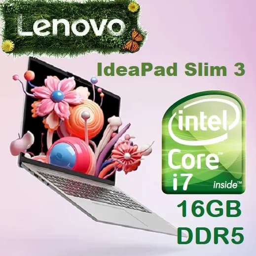 Lenovo IdeaPad Slim 3 15IRH8 Core i7-13620H | 16GB DDR5 RAM, 512GB SSD NVMe | Intel UHD Graphics | 15.6 inch FHD IPS Display