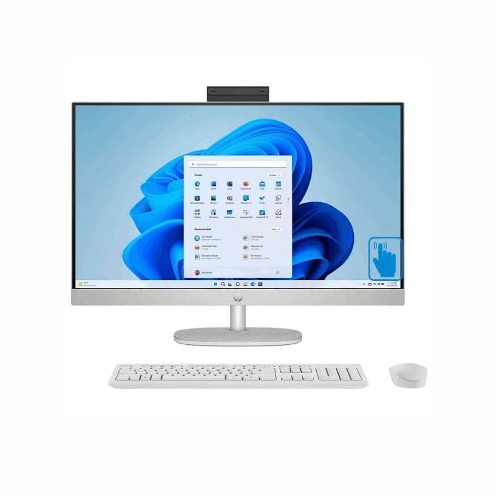 HP 27" Touchscreen All-In-One PC, Intel Core Ultra 7, 16GB RAM, 1TB SSD, Refurbished