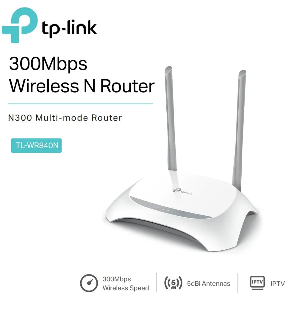 TP-Link 300Mbps Wireless N Router TL-WR840N