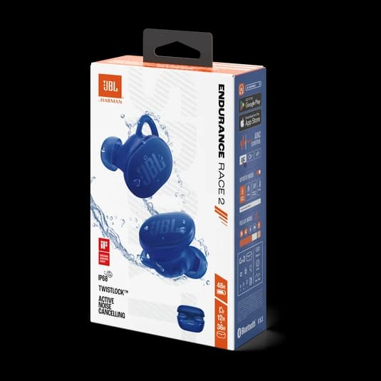 JBL Endurance Race 2 True Wireless Sports Earbuds Blue | JBLENDURANCERACE2BLU