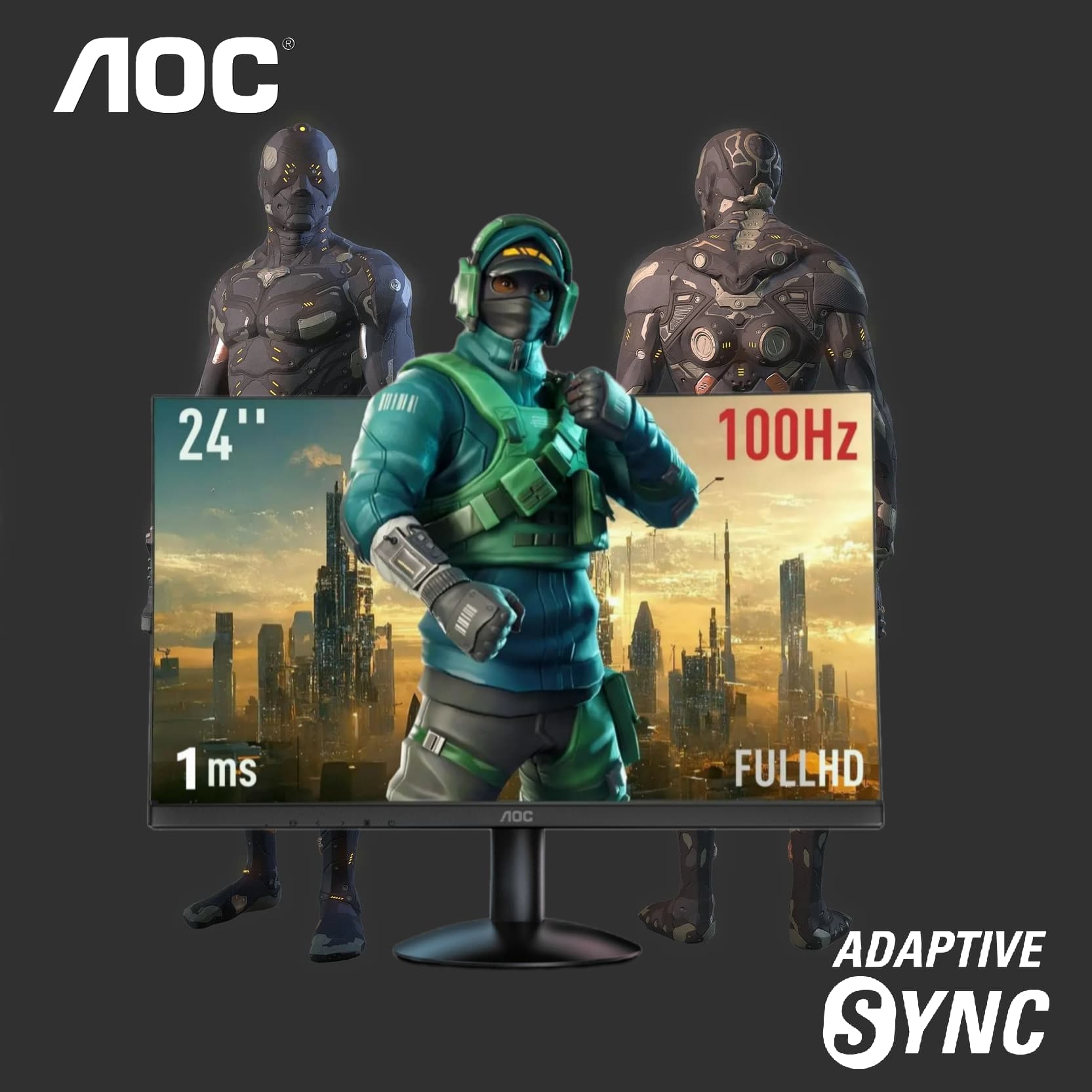 AOC 24B30HM2 24″ Monitor