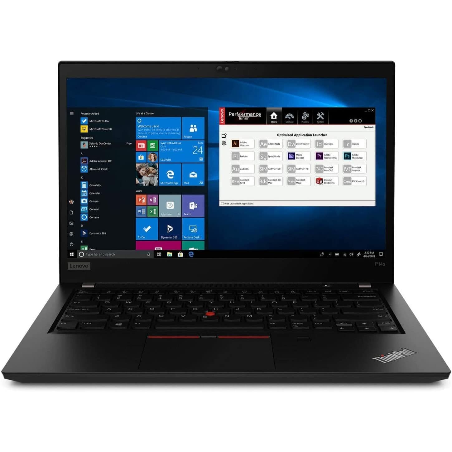 Lenovo ThinkPad P14s Gen 2 — i7-1185G7, 16GB RAM, 512GB NVMe, 14" FHD