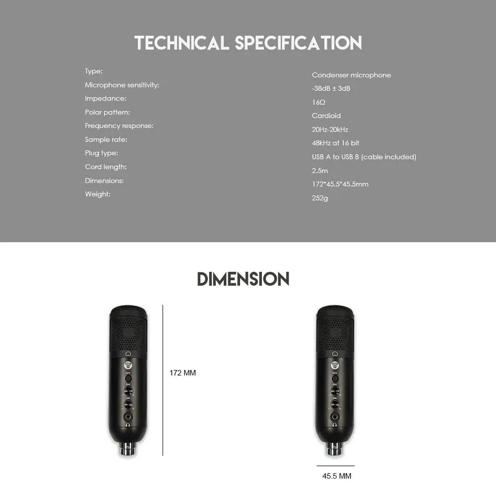 Fantech MCX01 Leviosa Professional Condenser STREAMING Microphone 4