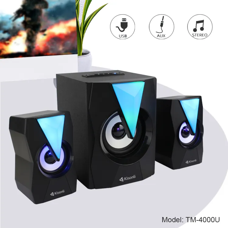 KISONLI TM-4000U 3 PIECES RGB SPEAKER 2