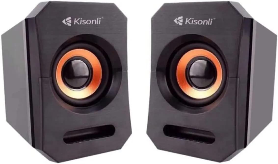 KISONLI A-606 USB 2.0 MINI MUSIC SPEAKER 2PIECES 2