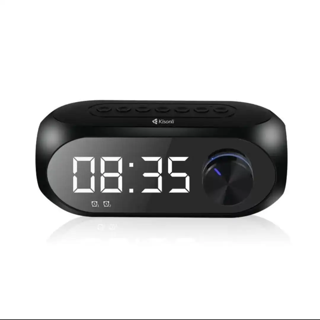 KISONLI GLASS LP-2S RGB MUSIC SPEAKER AND ALARM CLOCK 2