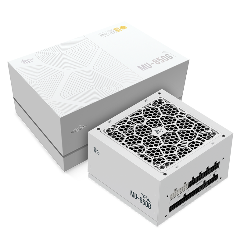 Segotep MU-850G 850W PSU Kunlun 80 Plus Gold Certification ATX 3.0 & PCIe 5.0 Full Modular Power Supply Active PFC FDB Fan LLC... 9