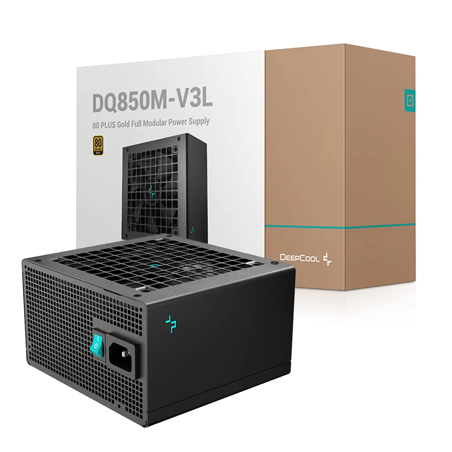 DeepCool DQ850M-V3L, 850 Watt, 80 Plus Gold Fully Modular Power Supply/PSU for Gaming PC