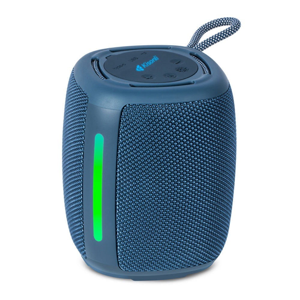 Speaker KISONLI Q17 Bass RGB Light Bluetooth Blue 2