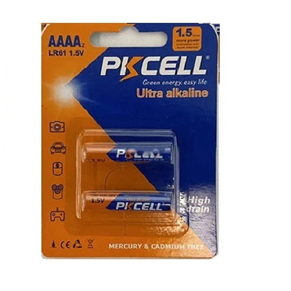 PK Cell AAAA Ultra Alkaline LR61 2pc