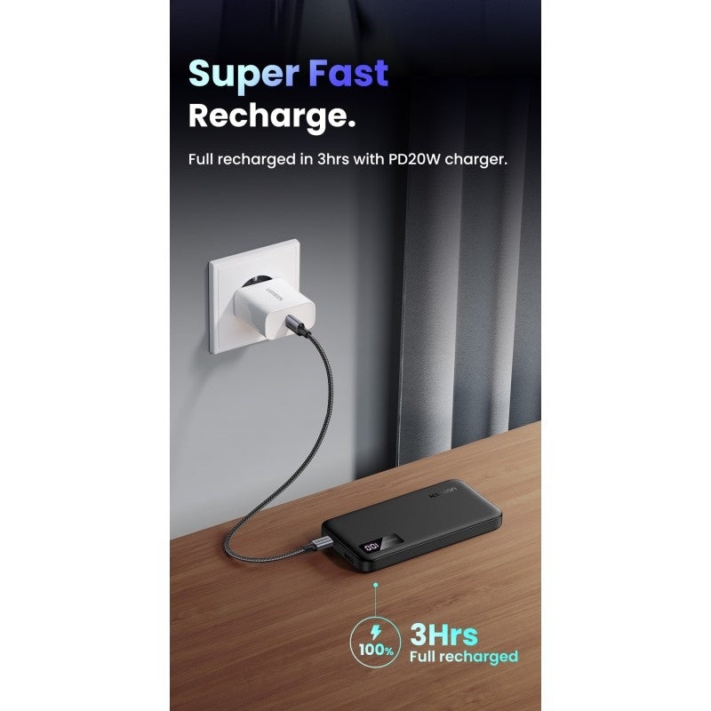 PowerBank Ugreen Ultra Slim 10000MAH 20W PB311-25742 3