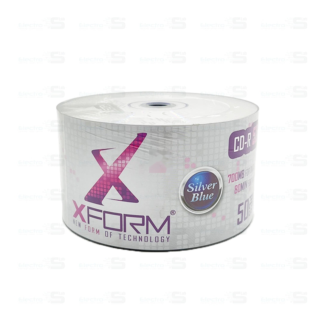 Xform CD-R 52X 700MB/80min – 50 Pack Bulk Blank Discs for Music & Data 2