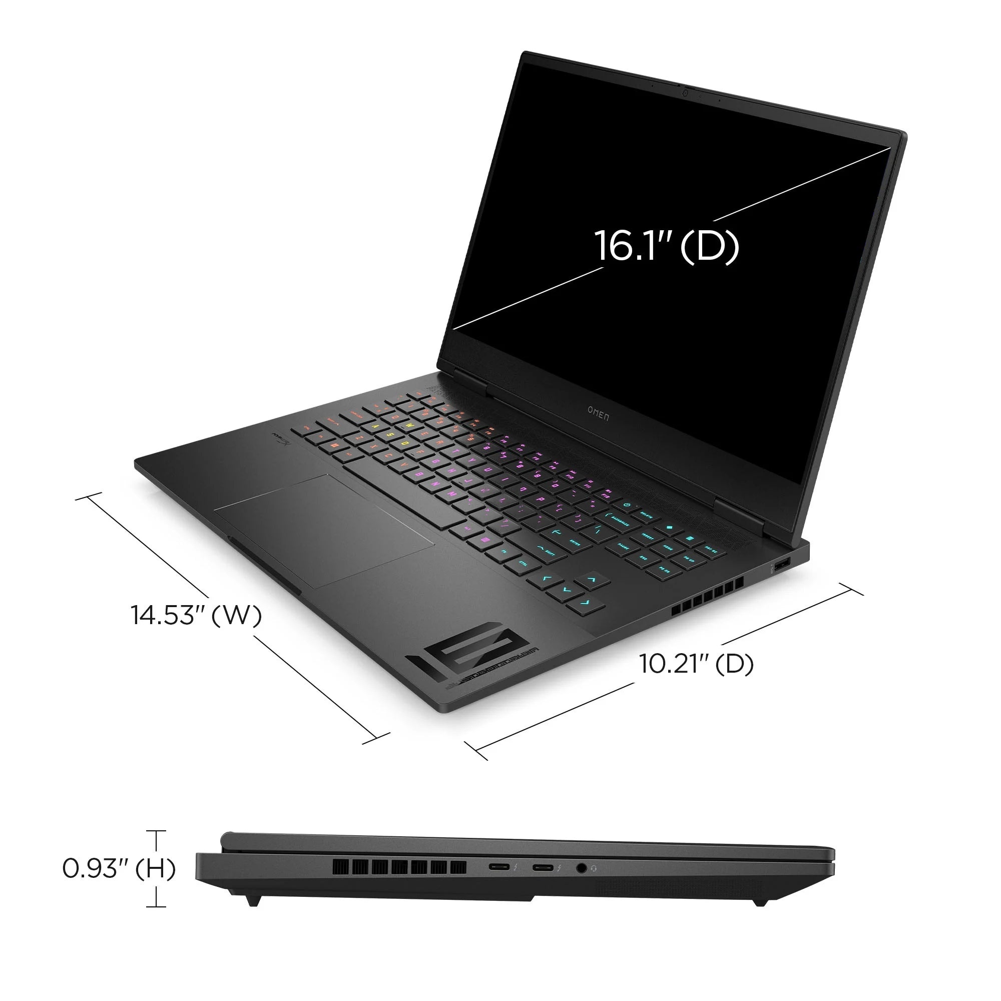 HP Omen 16-wf1000 Gaming Laptop Core i7-14700HX 32GB 1TB RTX 4050 16.1" QHD 240Hz CTO 5