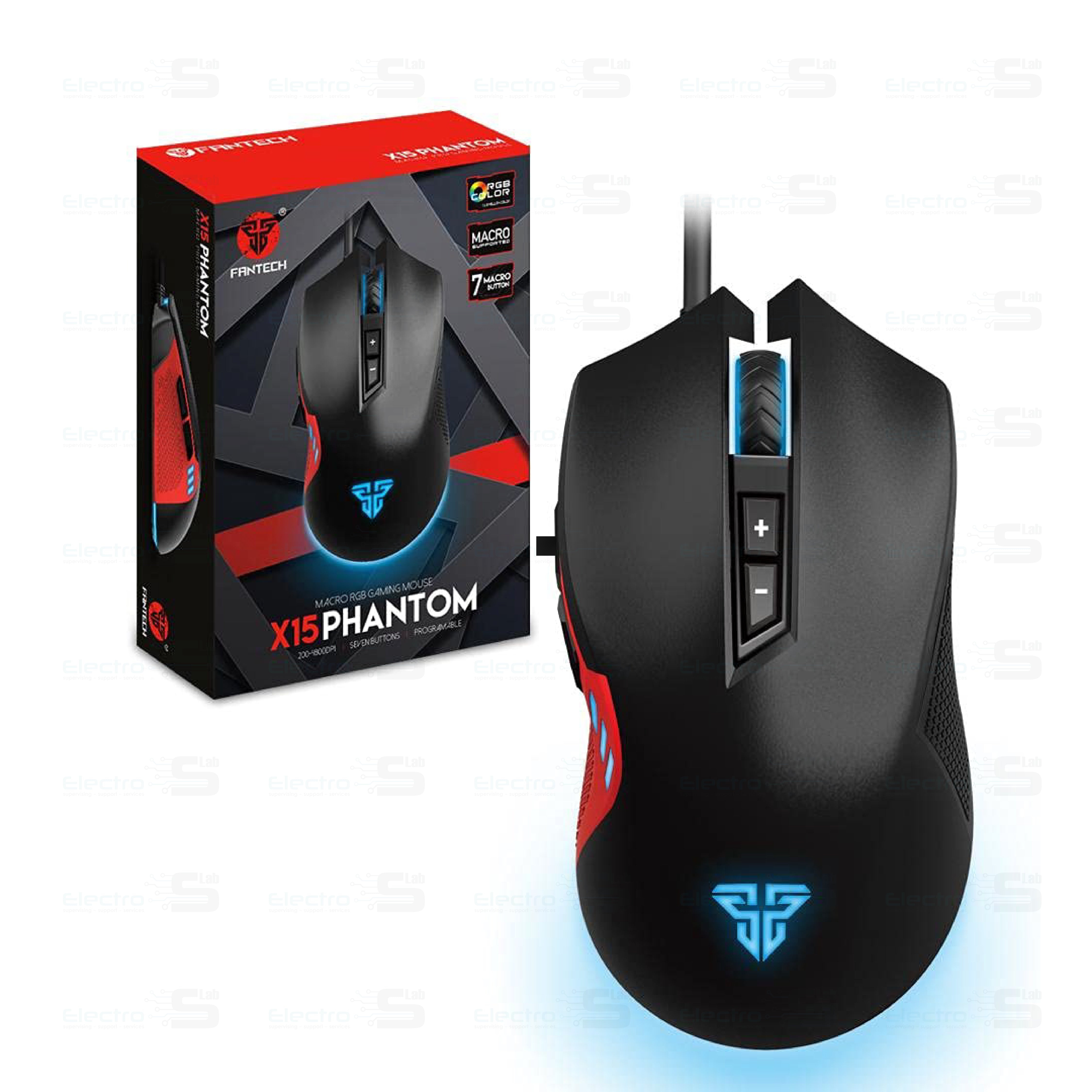 MOUSE USB FANTECH X15 PHANTOM 5