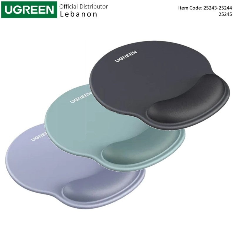 UGREEN Ergonomic Mouse Pad with Wrist Rest Support, Slow Rebound Memory Foam Mouse Mat - LP668 25243 25244 25245