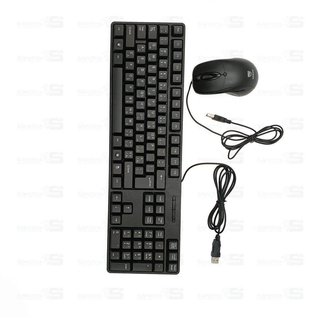 COMBO KEYBOARD + MOUSE WIRED Usb K9 3