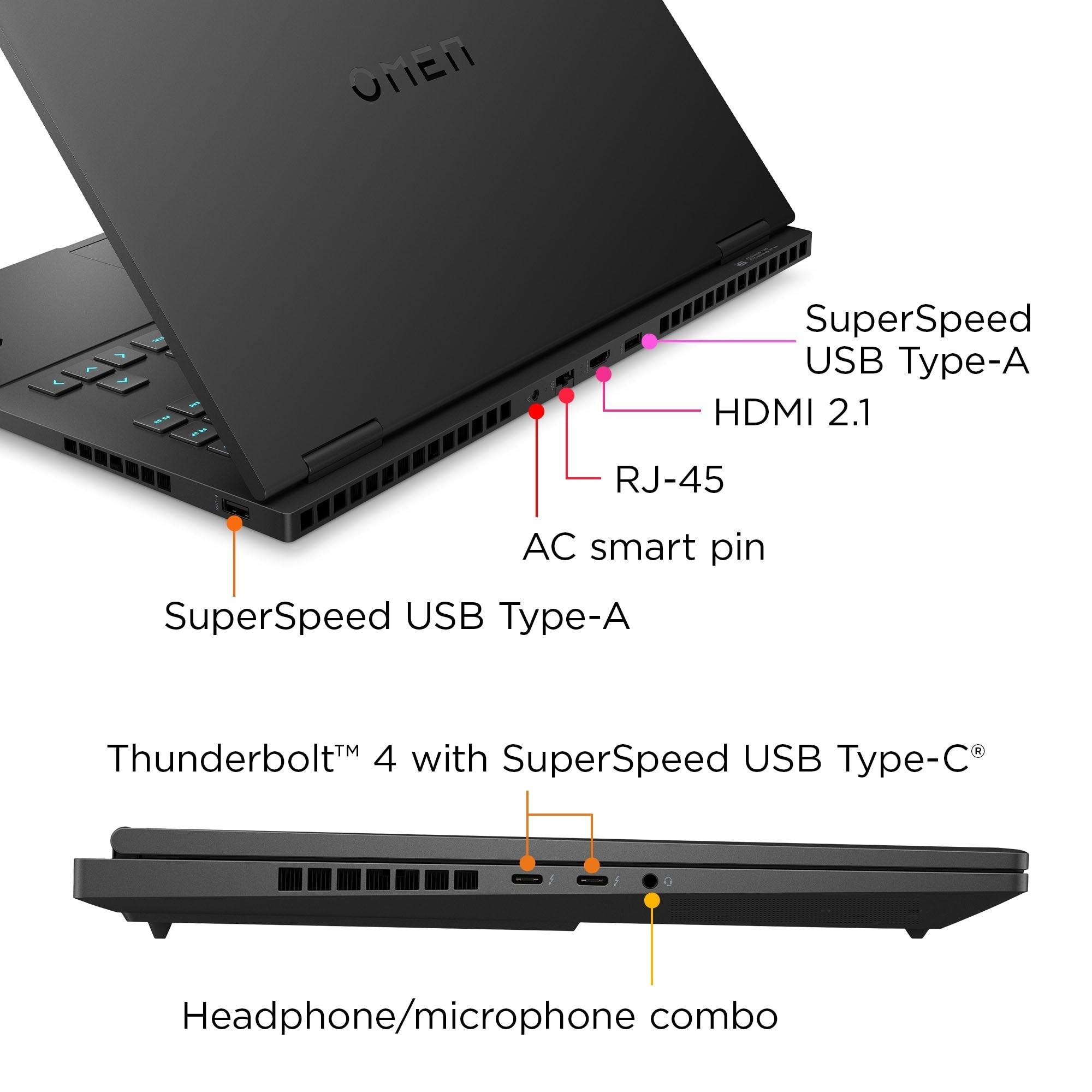 HP Omen 16-wf1000 Gaming Laptop Core i7-14700HX 32GB 1TB RTX 4050 16.1" QHD 240Hz CTO 6