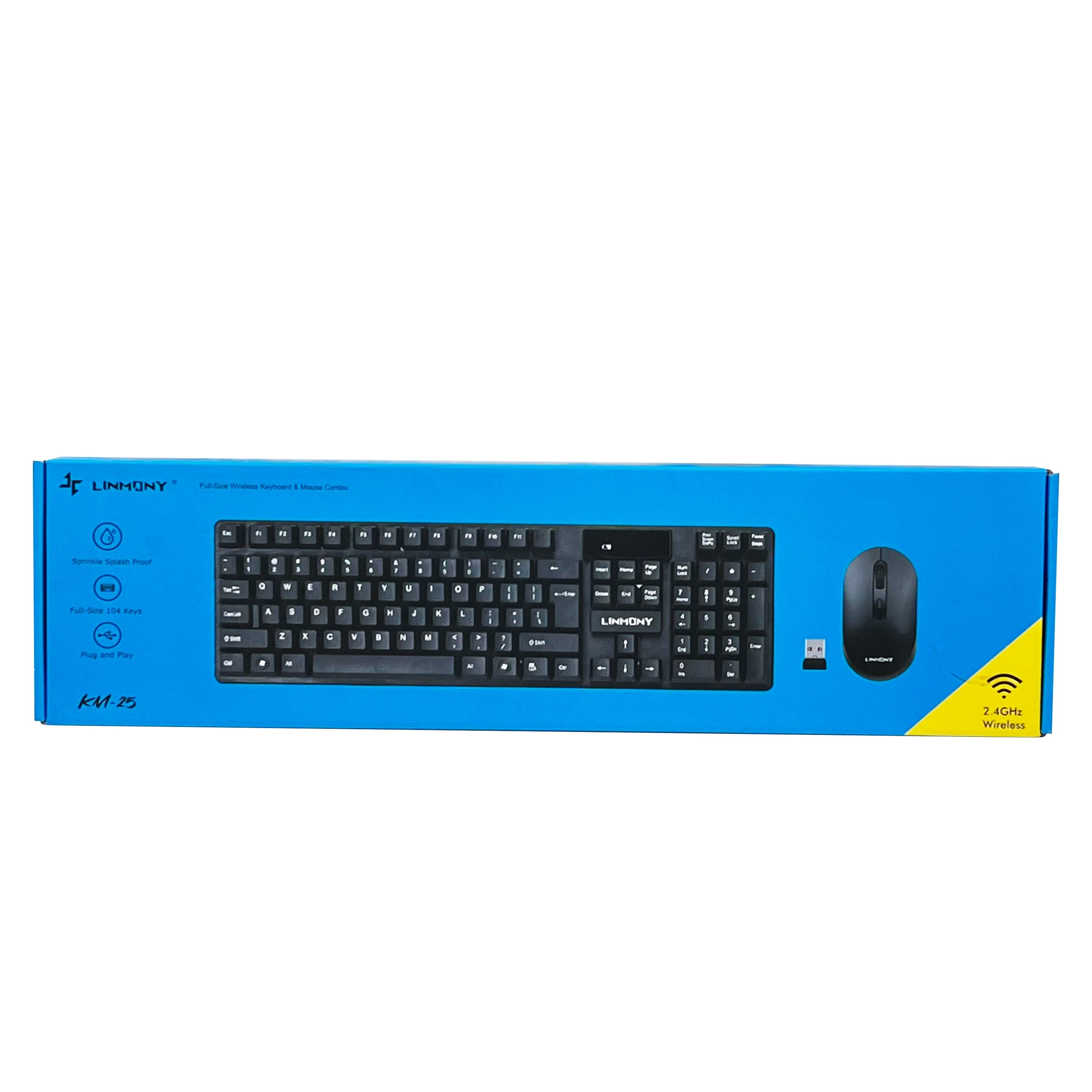 Combo Linmony Wireless Keyboard And Mouse KM-25