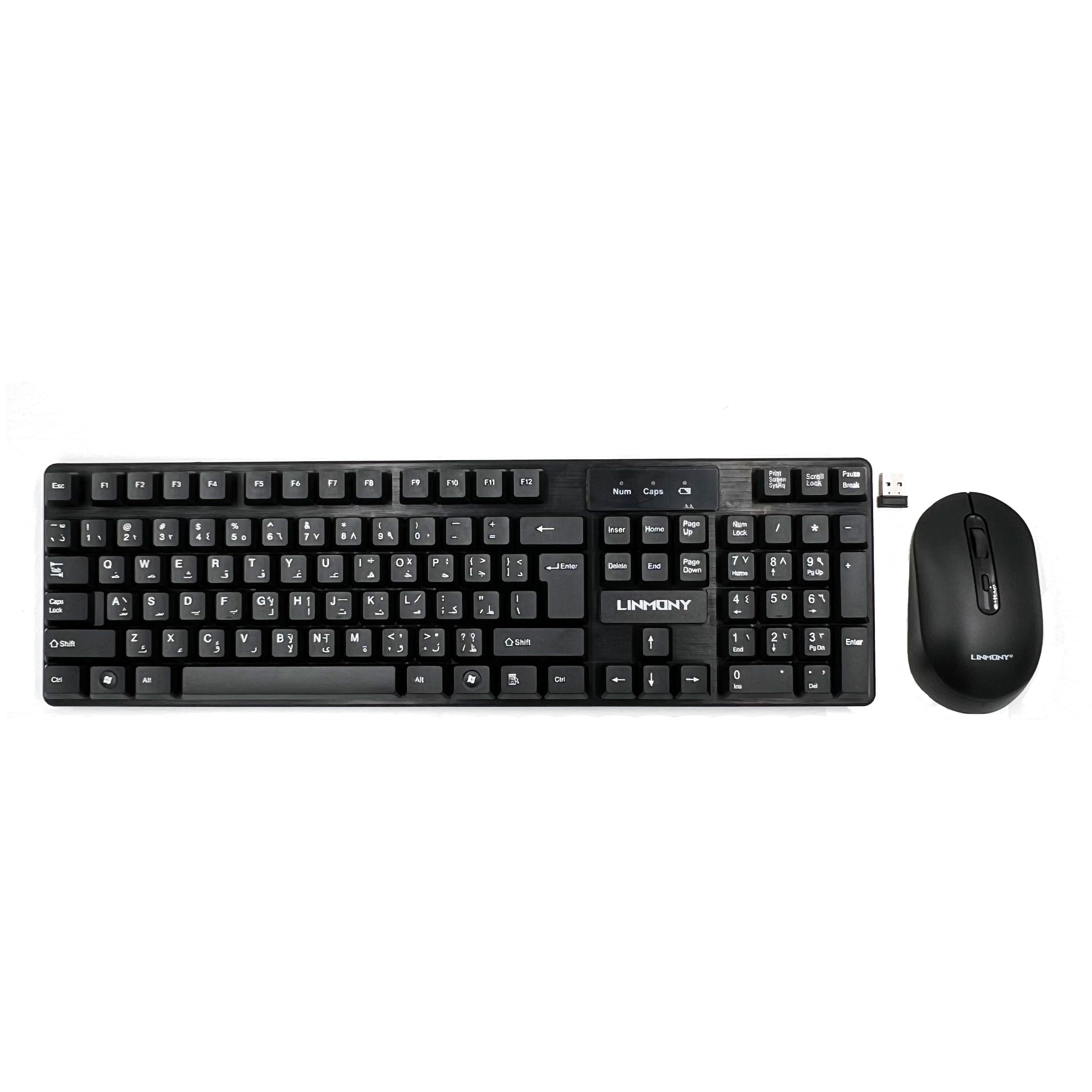 Combo Linmony Wireless Keyboard And Mouse KM-25 5
