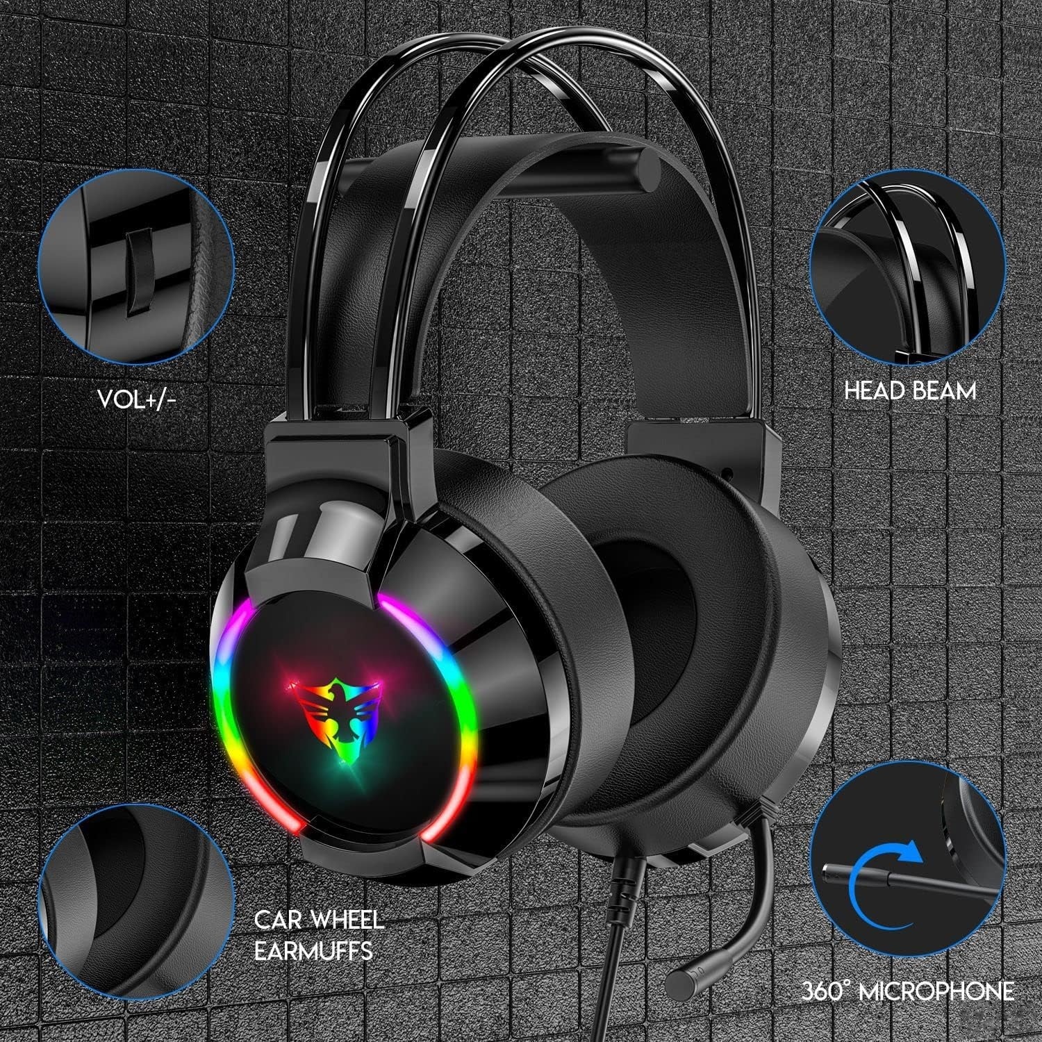 Headset Gaming G606 USB RGB 2