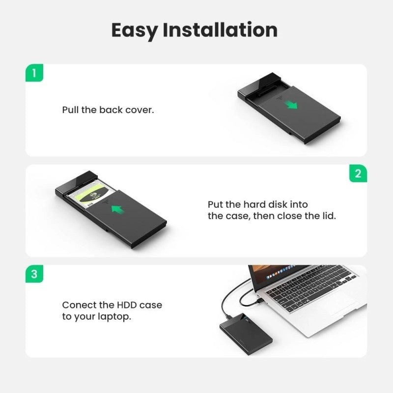 USB  3.0 HDD Enclosure 2.5" UGREEN Us221 30848 3