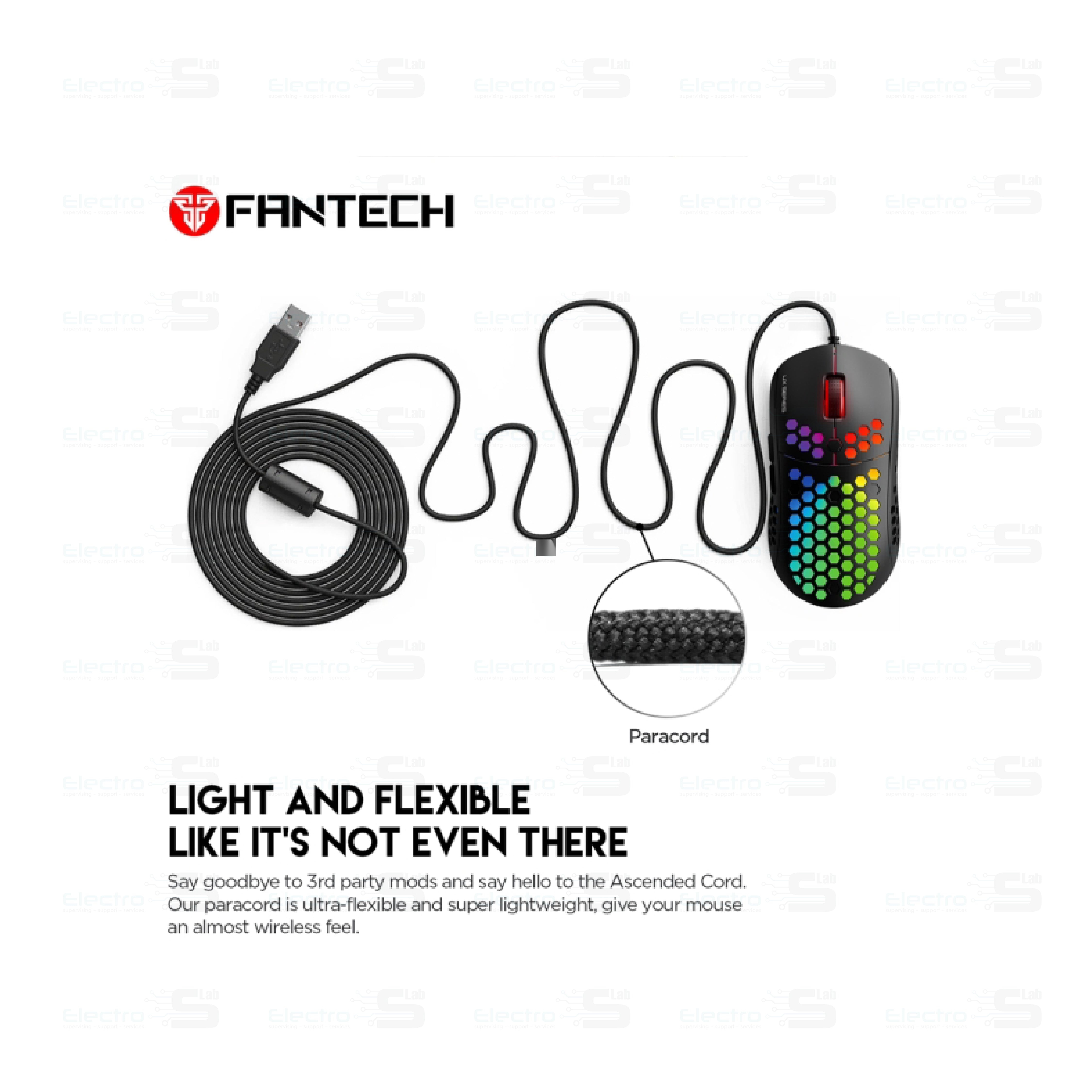 MOUSE USB FANTECH UX2 X RAPTOR 5