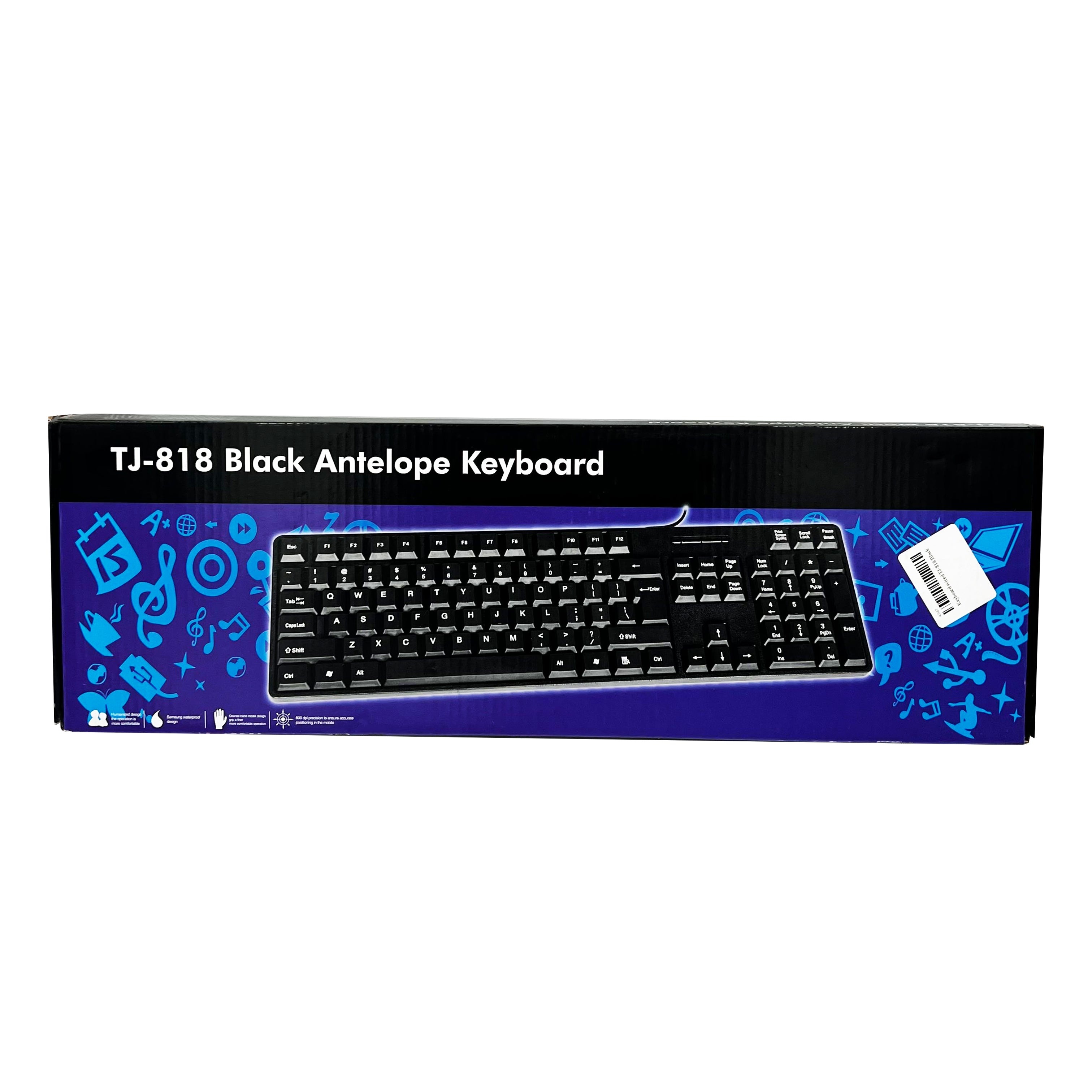 Keyboard wired TJ-818 Black