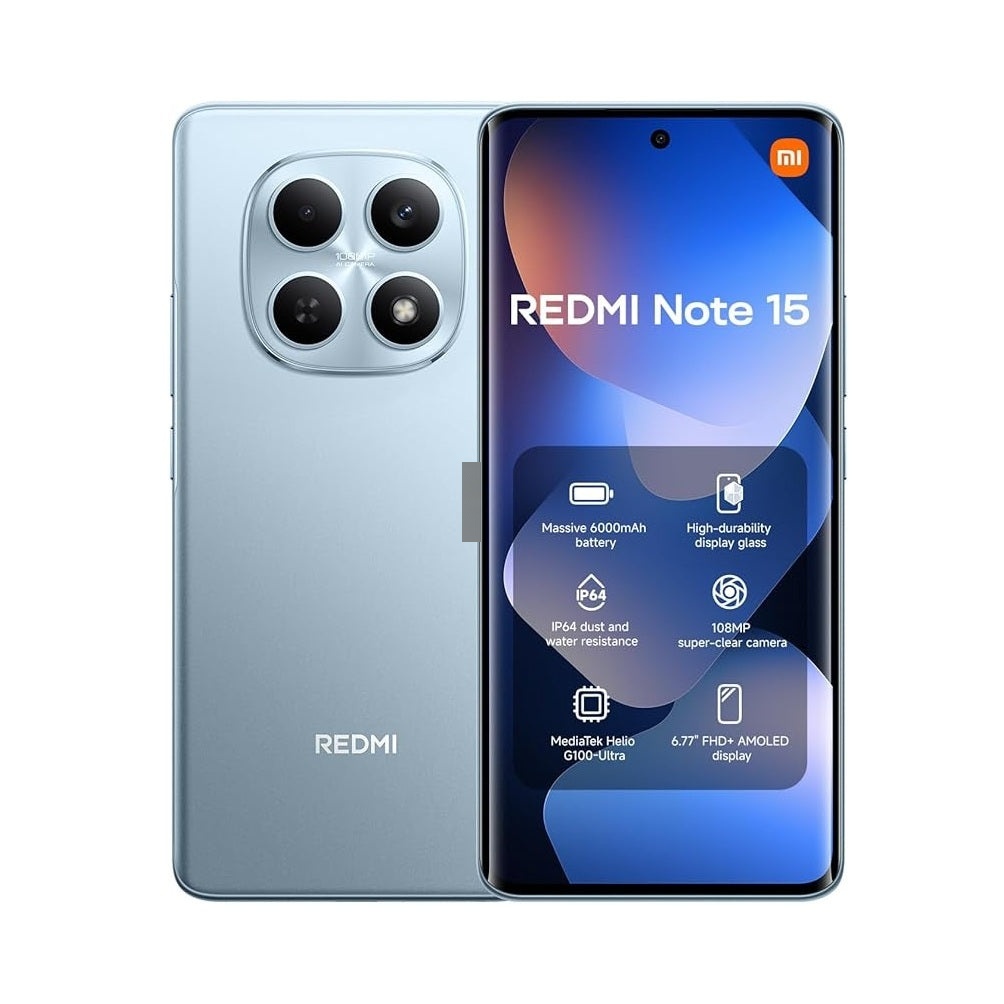 XIAOMI REDMI PHONE NOTE 15  256GB/8GB RAM  2 YEARS WARRANTY 3