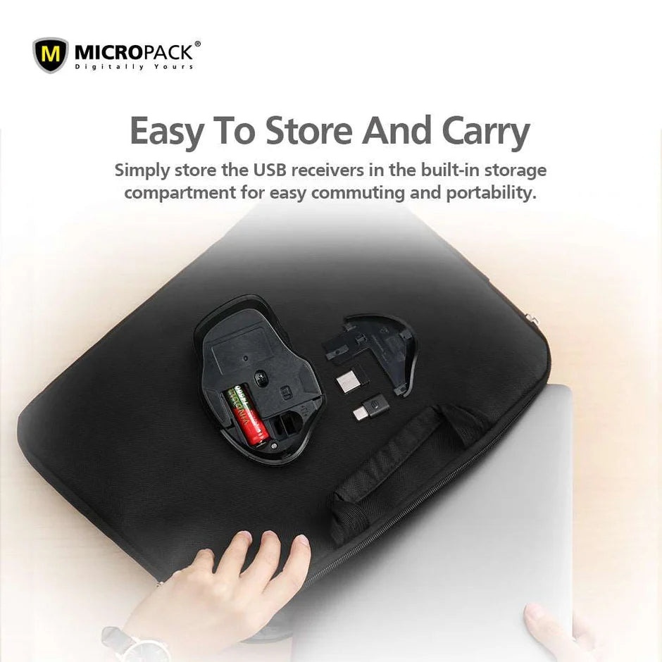 Mouse Wireless USB Micropack MP-752W SPEEDY PRO GRAY 6