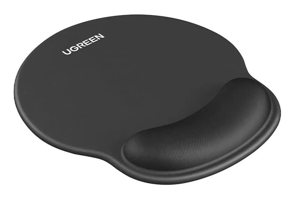 UGREEN Ergonomic Mouse Pad with Wrist Rest Support LP668 Slow Rebound Memory Foam Mouse Mat 25245 Black