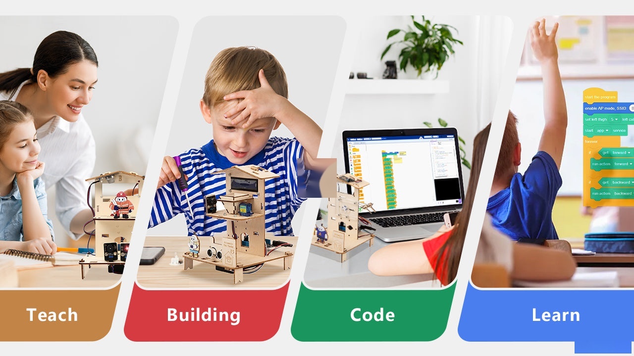 ACEBOTT Easy-Plug Smart Home Education Kit Level 2 17