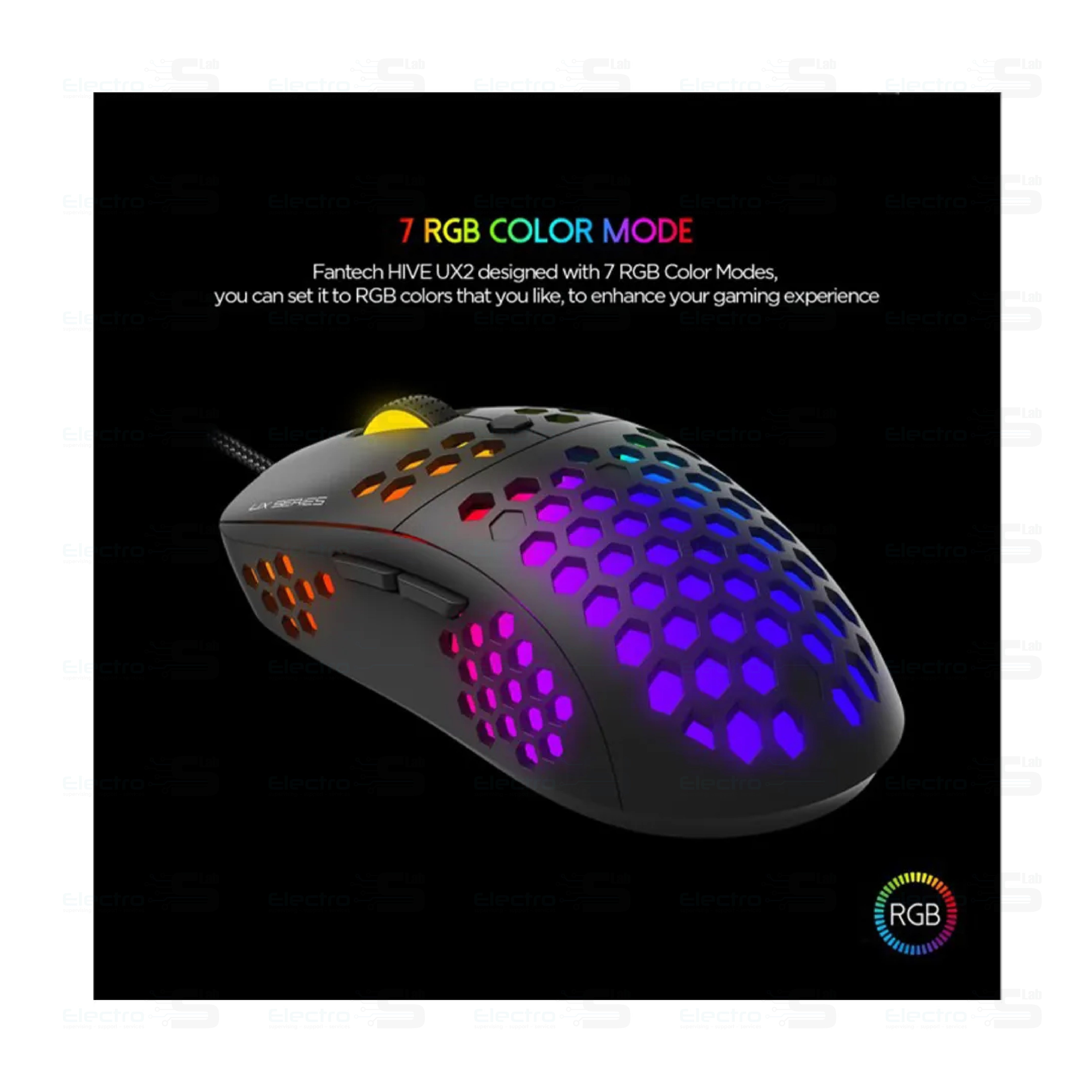 MOUSE USB FANTECH UX2 X RAPTOR 2
