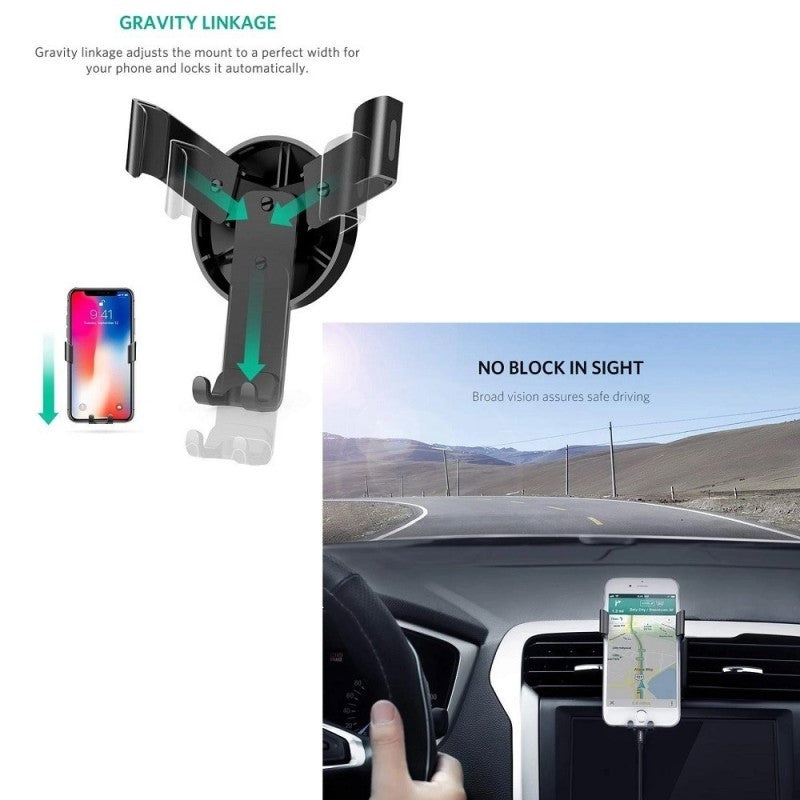 UGREEN Air vent Gravity Car Phone Holder, Durable Structure - LP130 40907 2