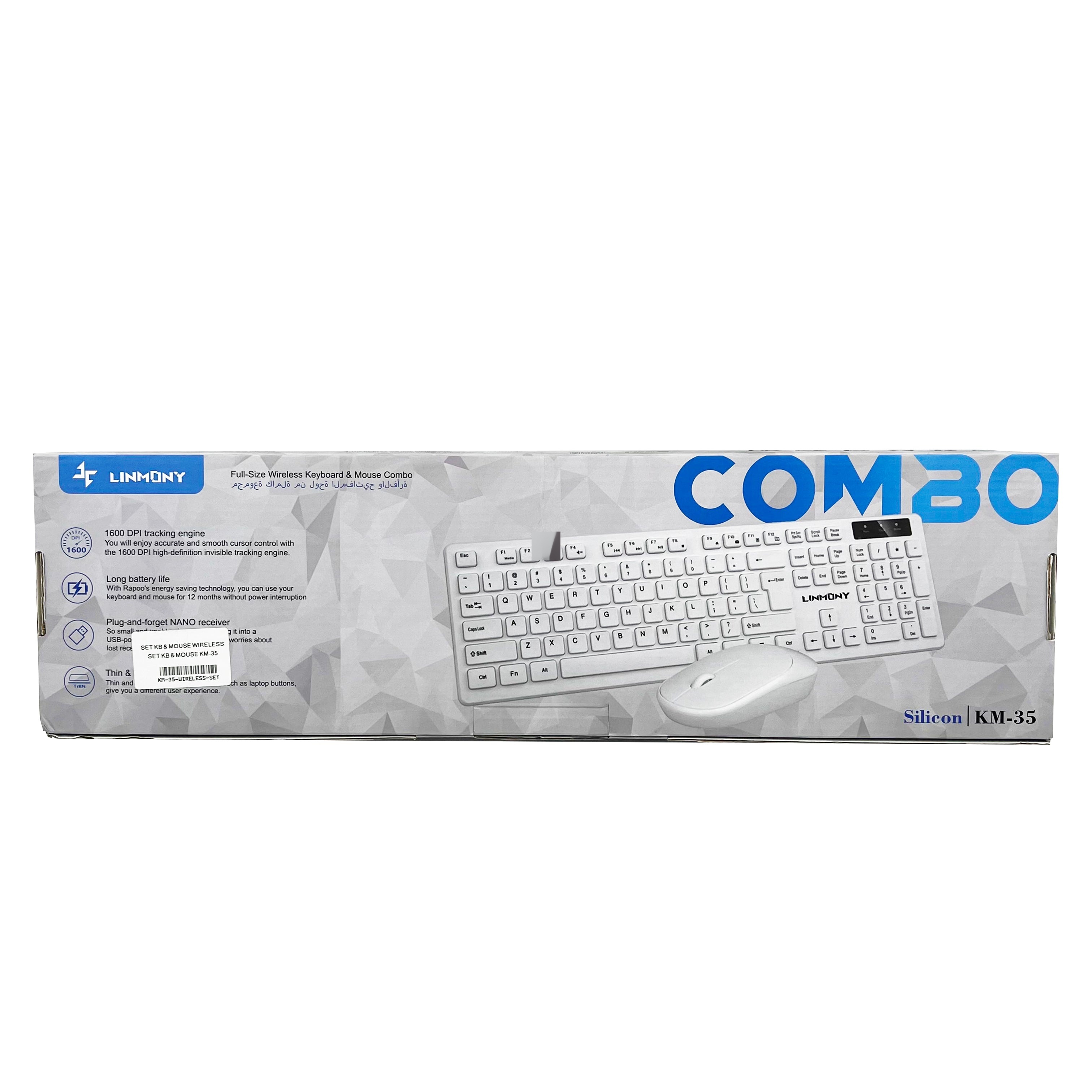 Combo Linmony Wireless Keyboard And Mouse KM-35 3