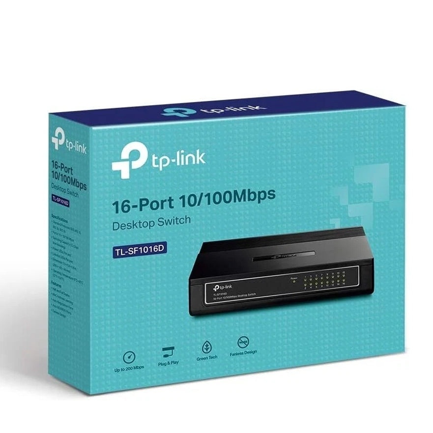 Tp Link Switch Tl-SF1016D 16 Port 10/100 4