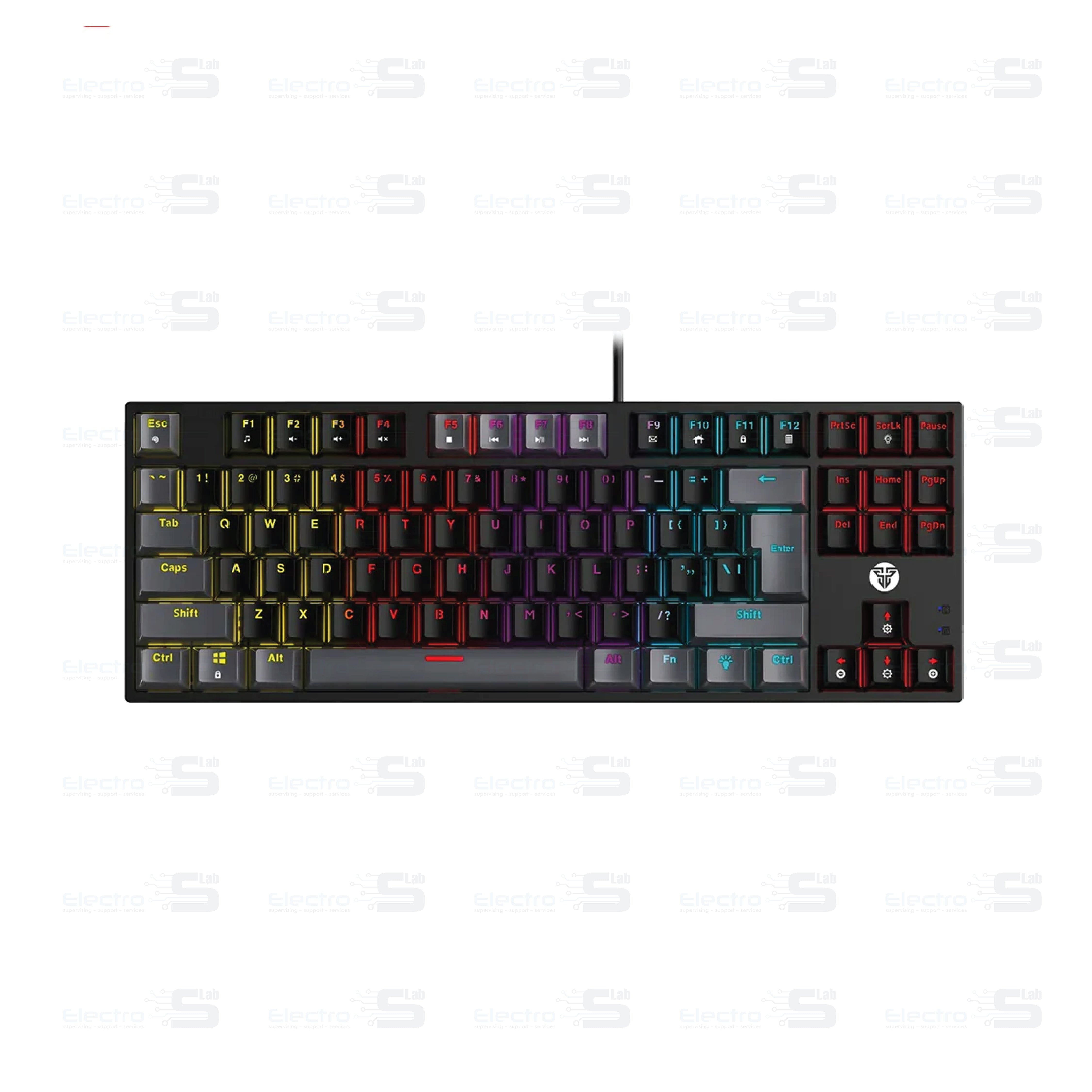 Fantech  Gaming Keyboard – Black | Mechanical TKL RGB Wired Keyboard