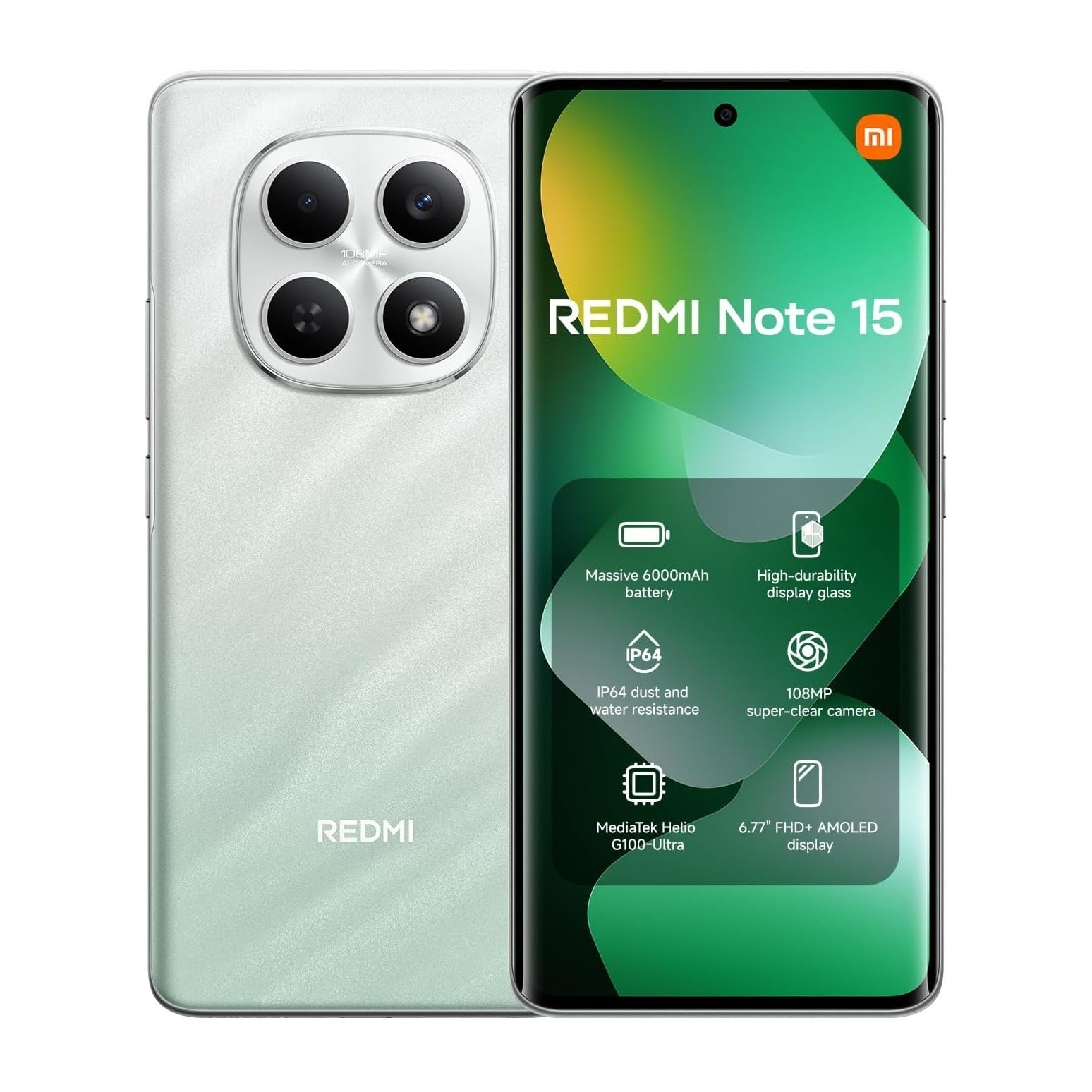 XIAOMI REDMI PHONE NOTE 15  256GB/8GB RAM  2 YEARS WARRANTY 2