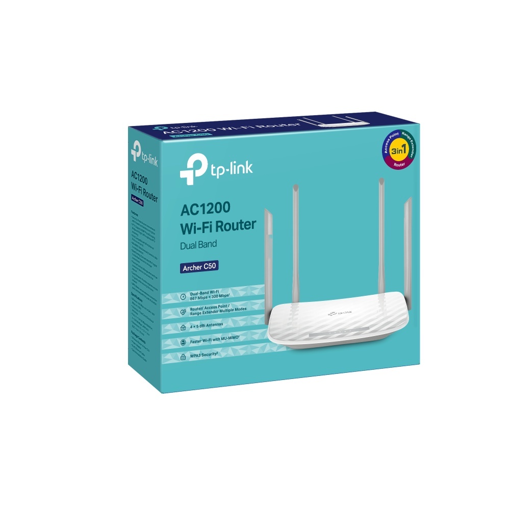 Tp Link AC1200 Wireless Router Dual Band Archer C50 AP/RE/Router 4