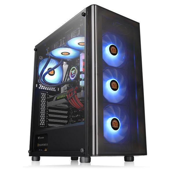 Picture of TT V200 Tempered Glass RGB Edition Mid Tower Chassis