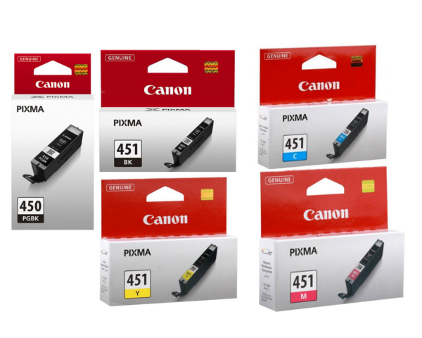 Picture of INK CANON 450 451 ( ORIGINAL & COMPATIBLE )